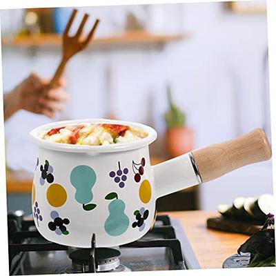  Hemoton Enamel Enamel Soup Pot Non Stick Pasta Pot