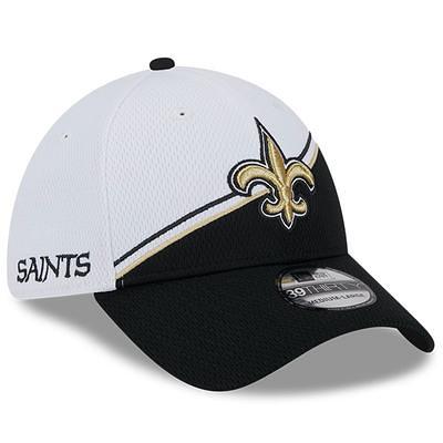 Men's New Era Black/Gold New Orleans Saints Surge 39THIRTY