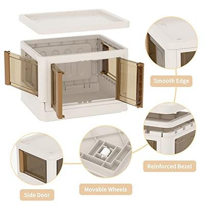 Toy Storage, Plastic Closet Organizers, 4 Side Open Stackable