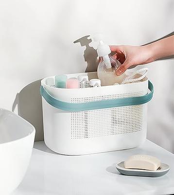 Large Capacity Portable Plastic Shower Caddy with Handle Shower Basket  Storage Basket for Dorm College Bathroom Cleaning Camping