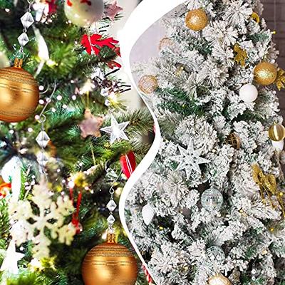 Bucherry 100 Pcs Ornament Hangers Tree Ornament Hooks Decorative Clear  Acrylic Wire S Hook with Lobster Claws Hanging Metal Wire Crystal Jeweled  Swirl for Crafts Xmas Decoration (Silver) - Yahoo Shopping