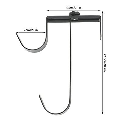 2pcs Pool Fence Hooks For Pool Equipment-black Heavy Duty Fence