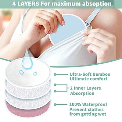  Reusable Nursing Pads For Breastfeeding, 14-Pack