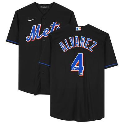 Pete Alonso Autographed New York Mets Blue Nike Replica Baseball Jersey -  Fanatics