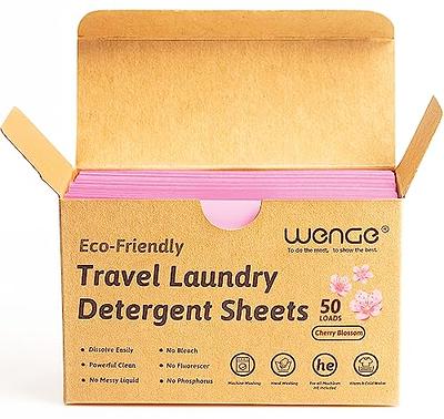 Laundry Detergent Sheets Eco-Friendly 160 Sheets Clear PlasticFree  Biodegradable