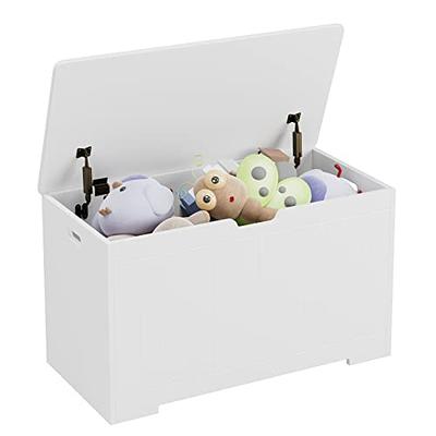 BOTLOG Storage Chest, Wooden Toy Chest with Lid, Storage Bench with Safety  Hinge White for Playroom Bedroom Living Room - Yahoo Shopping