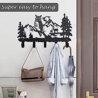 10 Pcs Black Coat Hooks With Screws, Vintage Metal Coat Hooks For Wall &  Door, Heavy Duty Coat Hooks Wall Mounted For Hanging Coat, Hat, Scarf, Robe  