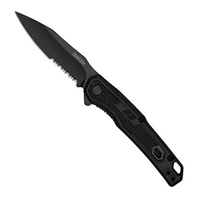 ZENPORT:Zenport Folding Pocket Knife, Serrated 3.5-Inch Blade, Box