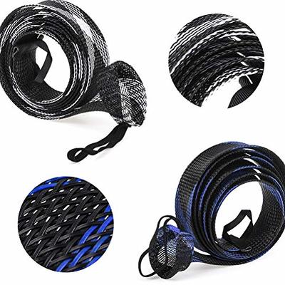 12Pcs Rod Sock Fishing Rod Sleeve Rod Cover Braided Mesh Rod