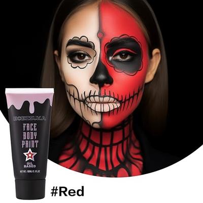 BOBISUKA Red Face Paint, Blendable Cream Body Painting Kit, Eye Black for  Sports, Facepaint for Clown Joker Demon Devil Vampire Halloween Makeup,  Cosplay, Costume, Parties, Stage, Theater - Yahoo Shopping