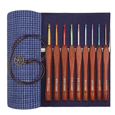 Olikraft 14-Piece Ergonomic Crochet Hook Set with Wooden Holder - Complete  Crochet Needle Kit for Crafting Enthusiasts, Includes Essential Crochet  Accessories - Yahoo Shopping