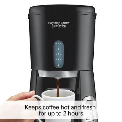 Brentwood Appliances TS-219W 10-Cup Digital Coffee Maker (White)