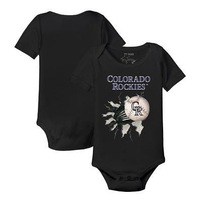 Lids Colorado Rockies Tiny Turnip Infant Baseball Tear Raglan 3/4