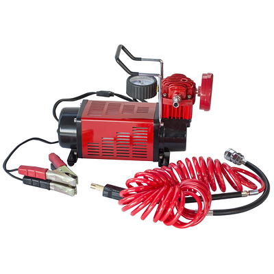 WEN AA2225 12V 90 PSI 0.8 CFM Portable Air Compressor and Tire Inflator with Carrying Case