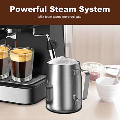 Zulay Magia Super Automatic Espresso Machine with Grinder - Espresso Maker  with Milk Frother & Insulated Milk Container- Cappuccino & Latte Machine 