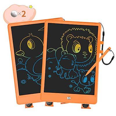 SIXGO LCD Writing Tablet, 2 Pack 10 Inch Colorful Drawing Pad for Kids,  Reusable Doodle Board with Erase Button, Educational Gifts for 3 4 5 6 7  Years Old Toddler Boys Girls (2pcs Orange) - Yahoo Shopping