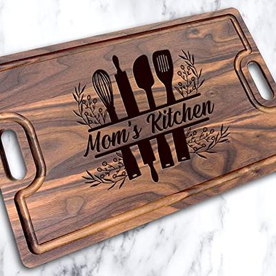 Large Custom Mother's Day Cutting Board, Set of 1, Home Is Where Your Mom Is | Andaz Press