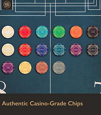 PLAYWUS Casino Poker Chip Set, 300 PCS Poker Chips with Aluminum Case,11.5  Gram Chip with Iron Inser…See more PLAYWUS Casino Poker Chip Set, 300 PCS