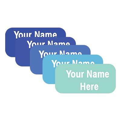 100pc Iron on Name Labels for Clothing & Fabrics - Washable Precut