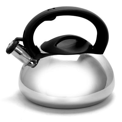 Oggi Stainless Steel Whistling Tea Kettle (olive)