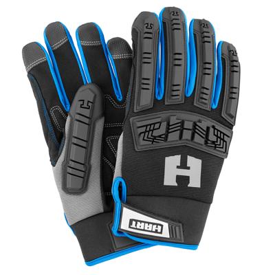 True Grip General Purpose Work Gloves, Touchscreen Compatible, Blue, XL