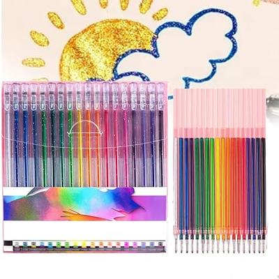 Sparkle Gel Pens 6 Colors Fine Point Rainbow Gradient Pens School Office  supply