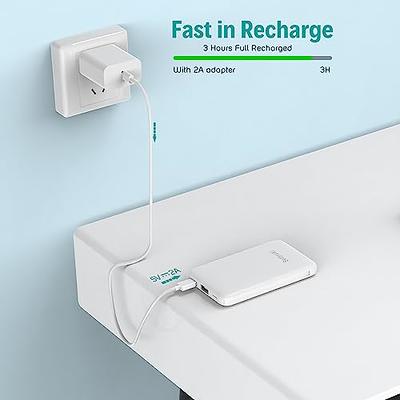  Smallest Portable Charger with Built-in Cables 6000mAh