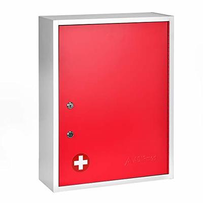 Medicine Lock Box for Safe Medication Storage - Lockable Medicine Cabinet  Child Proof Medicine Organizer - Locking Medicine Cabinet Wall Mounted for