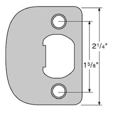 Schlage 10-001 T Strike Plate with Dust Box Satin Nickel Hardware  Accessories and Parts Door Hardware Parts Strike Plates - Yahoo Shopping