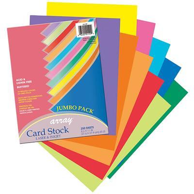 Astrobrights Primary One Cardstock Colored Paper, 65 lbs., 8.5 x 11,  Assorted Colors, 50 Sheets/Pack