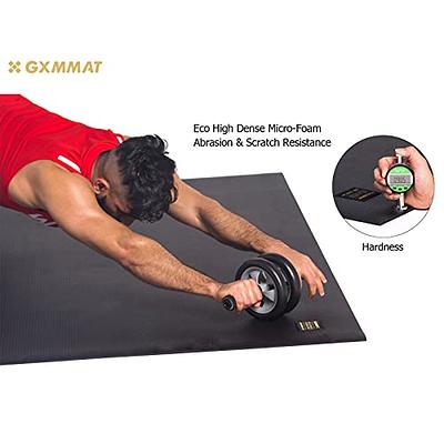 Gxmmat Extra Large Exercise Mat 12'x6'x7mm, Ultra Durable Workout Mats for Home Gym Flooring