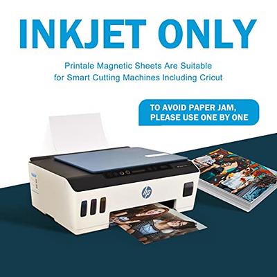 Printable Vinyl Glossy Sticker Paper for Inkjet Printer 100 Sheets