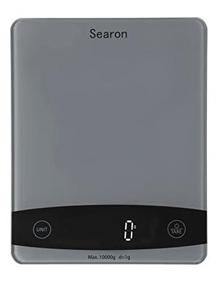 SmartHeart Digital Kitchen Food Scale with Calorie & Carb Calculator  Stainless Steel | Precision Measurements | Unit conversions: oz, lbs, g, ml  | 14