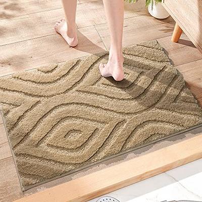 DEXDE Boho Bathroom Rug Runner 24X60 Long Bath Mat for Bathroom