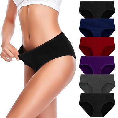 UMMISS Womens Underwear Cotton Hipster Panties Low Rise Full