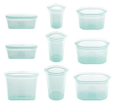 Zip Top Silicone Reusable Bags, Cups & Dishes Sets