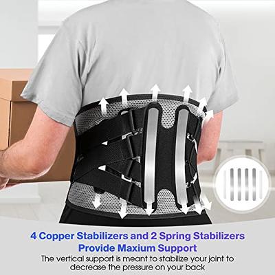 King of Kings Lower Back Brace Pain Relief with Pulley System - Lumbar  Support Belt for Women and Men - Adjustable Waist Straps for Sciatica,  Spinal