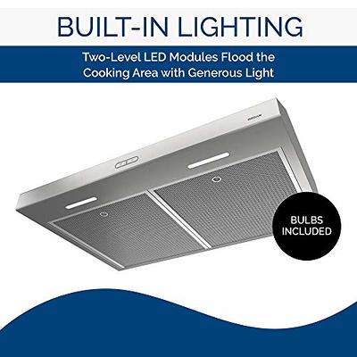 Broan NuTone 30-inch 210 CFM Stainless Steel Under Cabinet Range Hood