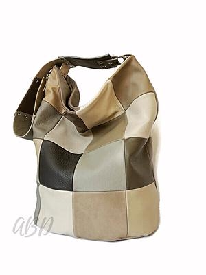 Medium Grey Helen Hobo Purse - Soft Leather Bag
