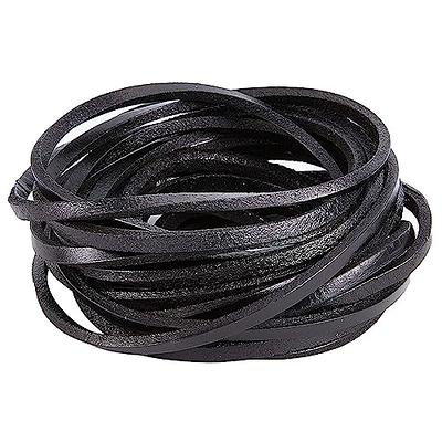 5mm Leather Cord,flat Leather Lace for Bracelet,genuine Leather  Strap,cowhide Leather Strips,leather Supplies,jewelry Making Leather String  