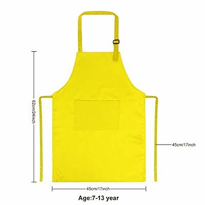 Boczif Matching Apron for Kids and Mom, Women Child Kitchen Apron Set with  Chef Hat for Cooking Baking BBQ