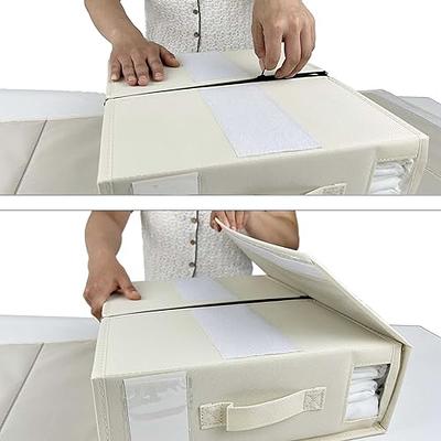 Bed Sheet Organizers And Storage Foldable Sheet Organizer For