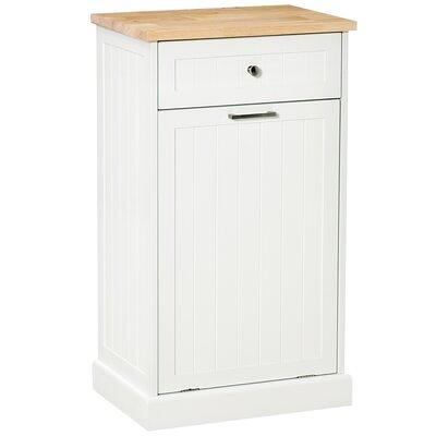 VECELO Tilt Out Kitchen Trash Bin Cabinet