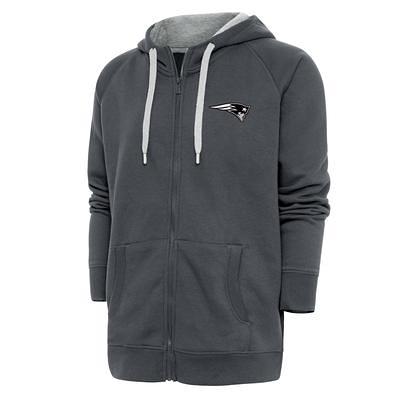 Men's Antigua Navy New England Patriots Victory Full-Zip Hoodie