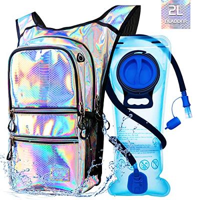 Hydration Pack Backpack - 2L Water Bladder - Magic Mushroom