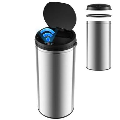 Safstar Automatic Trash Can 8 Gallon 30 Litter, Motion Sensor Trash with  Touch-Free & Stainless Steel Frame, Anti-Fingerprint Garbage Can Touch-less Smart  Trash Bin for Kitchen Bathroom Office - Yahoo Shopping