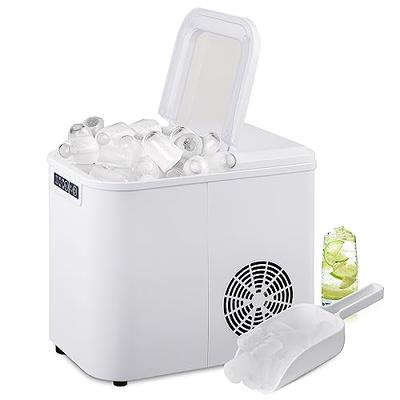 Portable Silver Bullet Ice Maker Machine Countertop w/Ice Scoop&Basket  26Lbs/24H