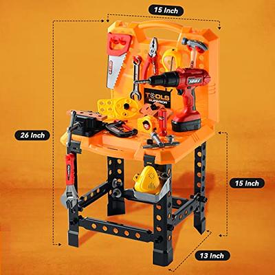 Black And Decker Junior Power Tool Workshop Workbench Kids Pretend Play New