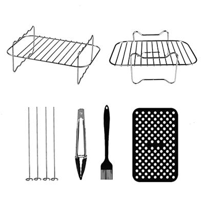 Rack for Double Basket Air Fryers, Accessories Compatible for Ninja Foodi  DZ201/401 