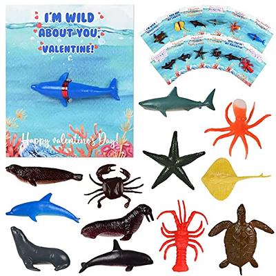 Colplay Valentines Day Gifts for Kids Classroom-28 Packs Animal Building  Blocks with Kids Valentines Day Cards for School & Stickers, Class  Valentines